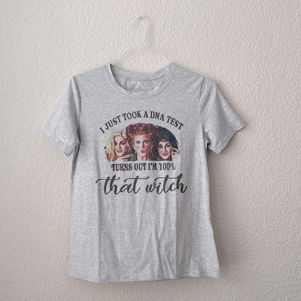 Light Gray HOCUS POCUS Sanderson Sisters Tshirt Size M